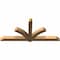 Ekena Millwork Redmond Smooth Timber Gable Bracket, Western Red Cedar, 96"W x 44"H x 5 1/2"D x 5 1/2"F, 11/12 Pitch GBW096X44X0606RED00SWR - alternate 4